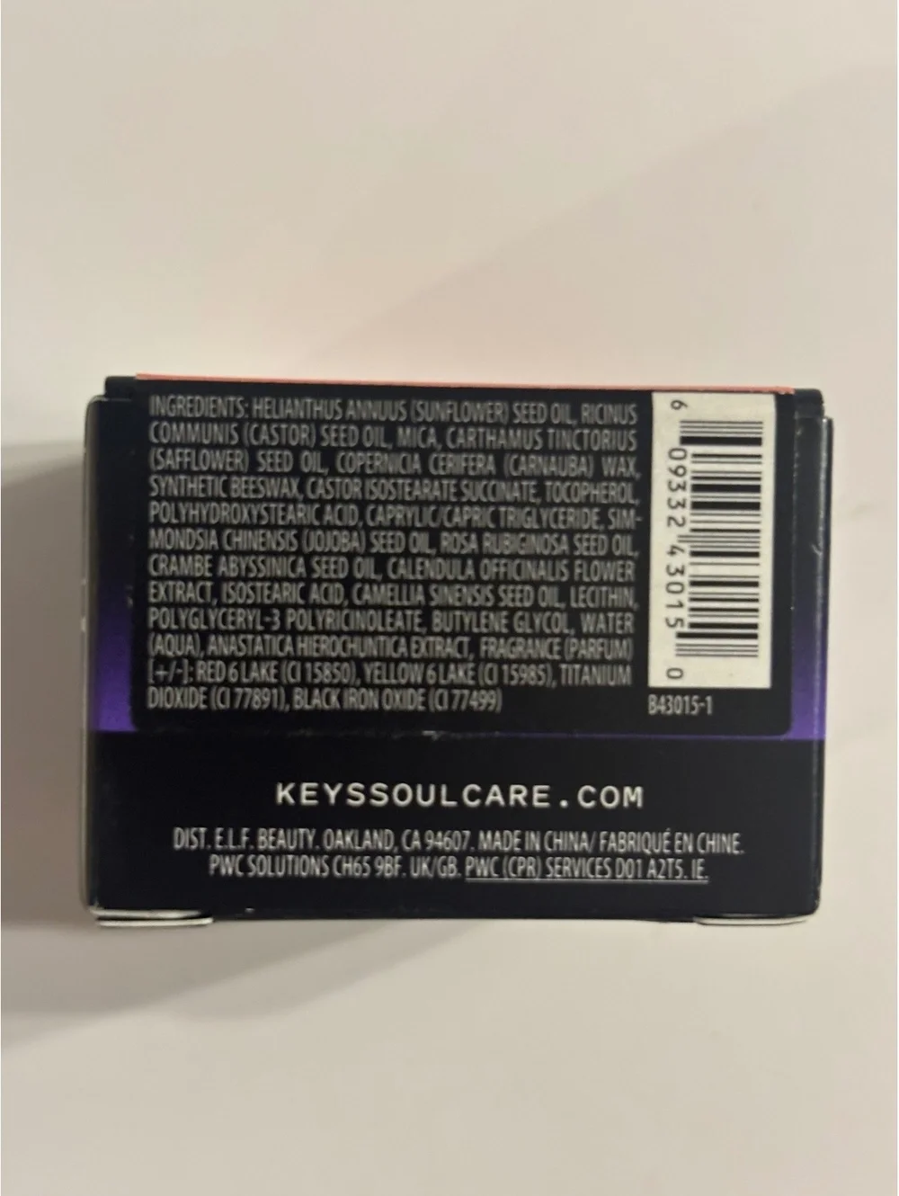 Keys Soulcare Sheer Flush Cheek Tint Awakened Peachy Pink Blush 0.14 oz NIB
